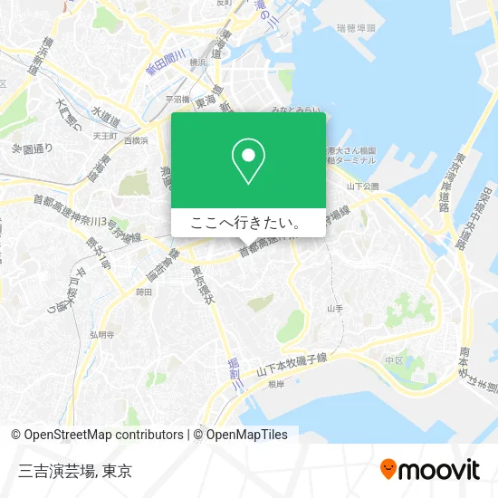 三吉演芸場地図