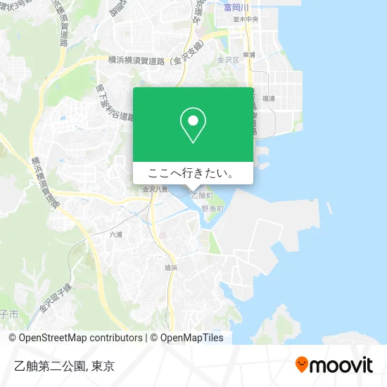 乙舳第二公園地図