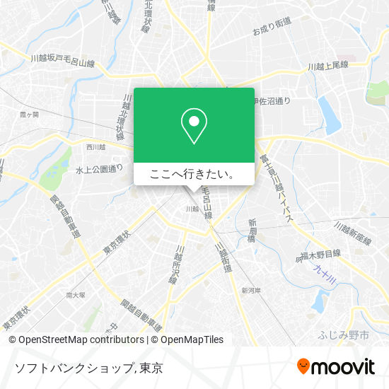 ソフトバンクショップ地図