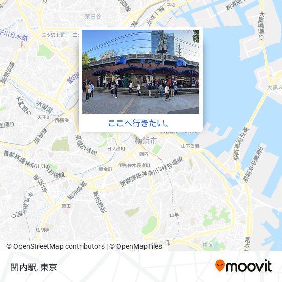関内駅地図