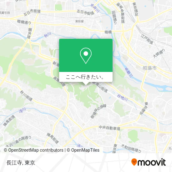 長江寺地図