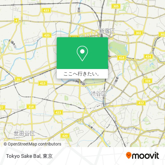 Tokyo Sake Bal地図