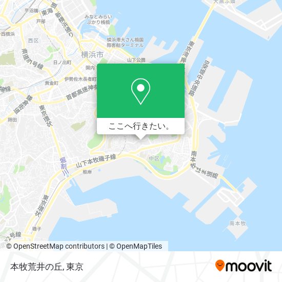 本牧荒井の丘地図