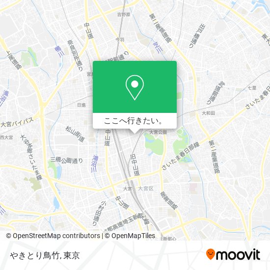 やきとり鳥竹地図