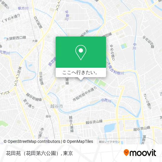 花田苑（花田第六公園）地図