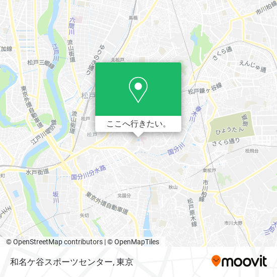 和名ケ谷スポーツセンター地図