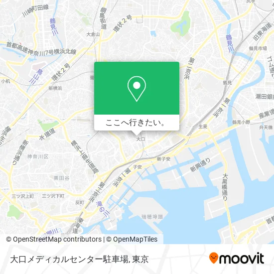大口メディカルセンター駐車場地図