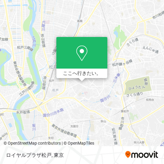ロイヤルプラザ松戸地図