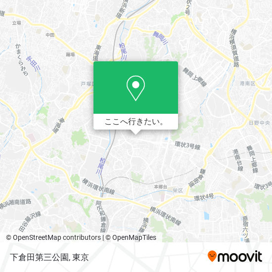 下倉田第三公園地図