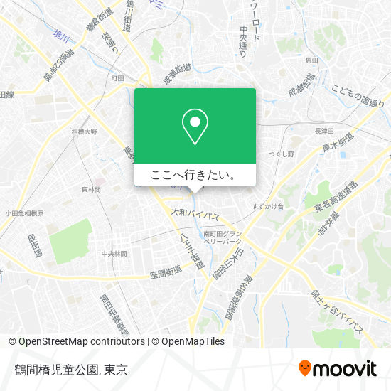 鶴間橋児童公園地図