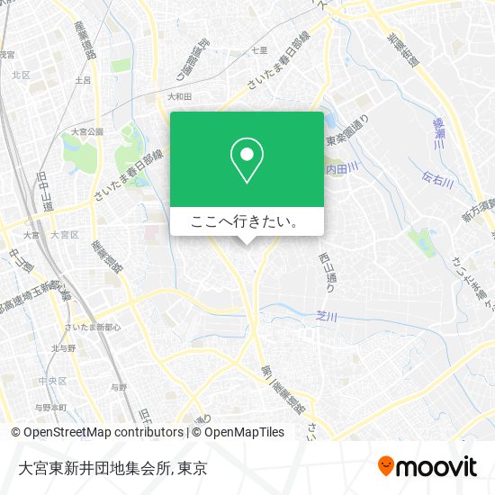 大宮東新井団地集会所地図