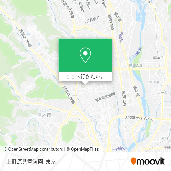 上野原児童遊園地図