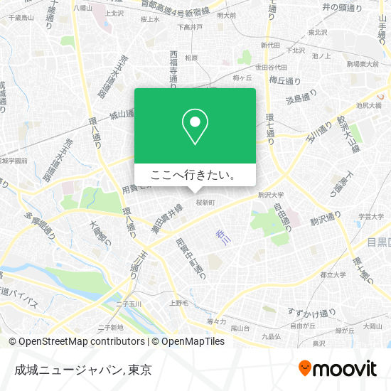 成城ニュージャパン地図