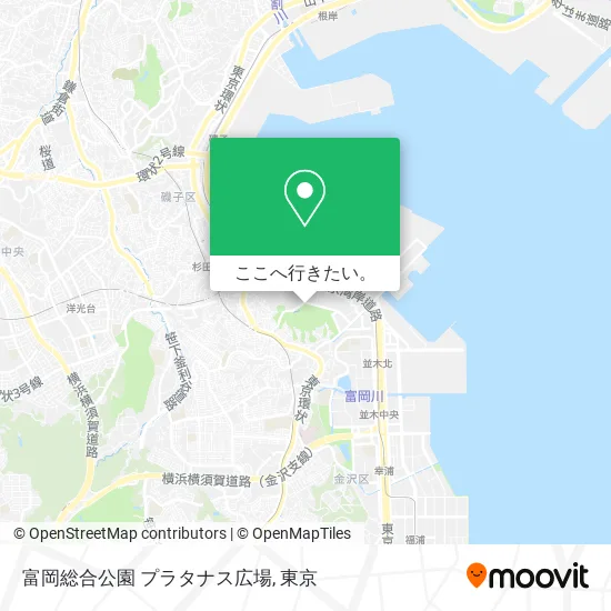 富岡総合公園 プラタナス広場地図