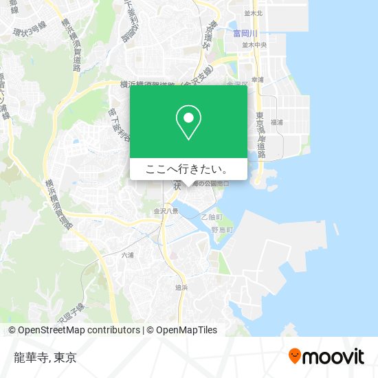 龍華寺地図
