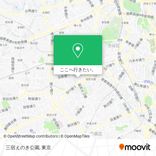 三宿えのき公園地図