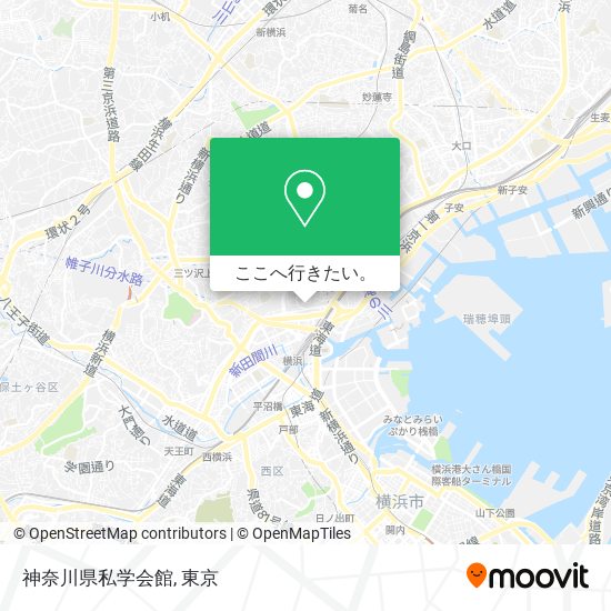 神奈川県私学会館地図