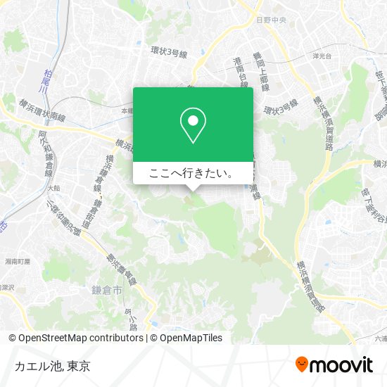 カエル池地図