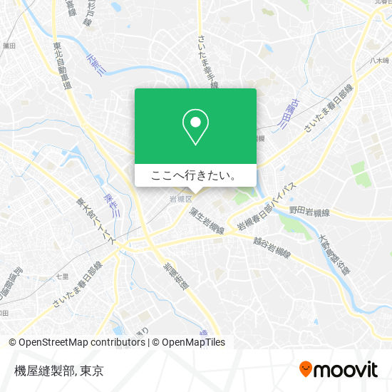 機屋縫製部地図