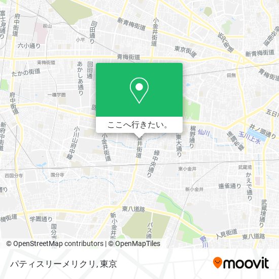 パティスリーメリクリ地図