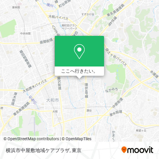 横浜市中屋敷地域ケアプラザ地図