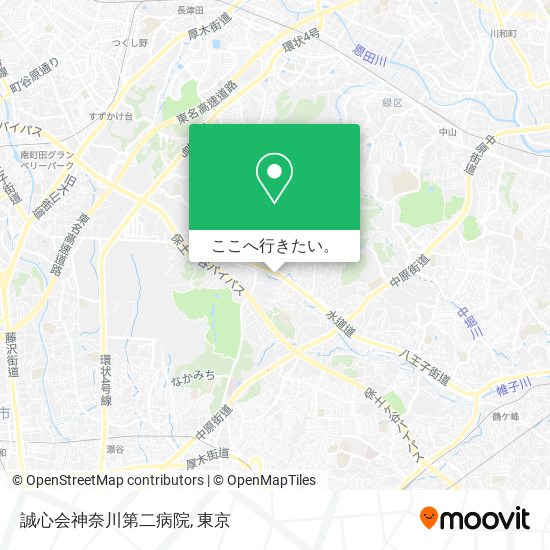 誠心会神奈川第二病院地図