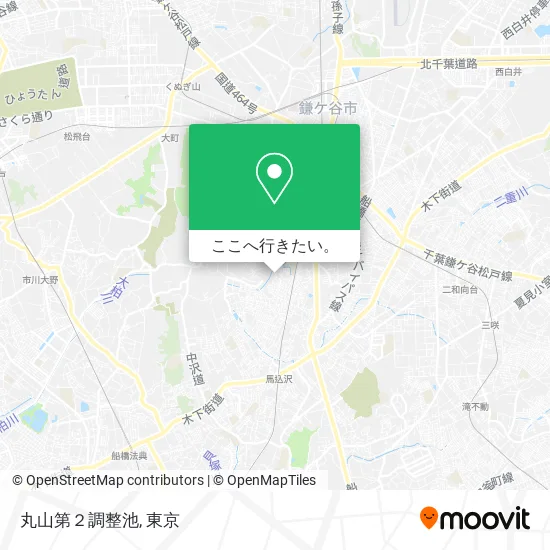 丸山第２調整池地図