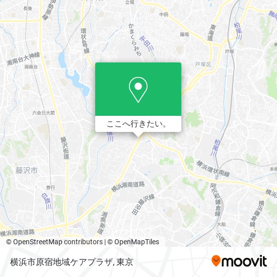 横浜市原宿地域ケアプラザ地図