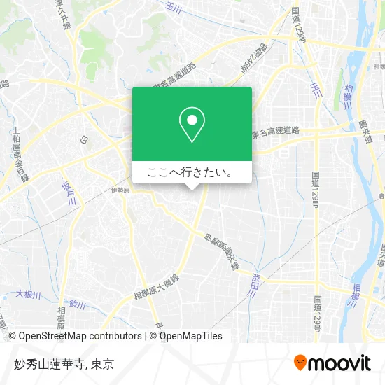 妙秀山蓮華寺地図