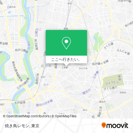 焼き鳥レモン地図