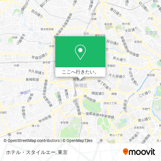 ホテル・スタイルエー地図
