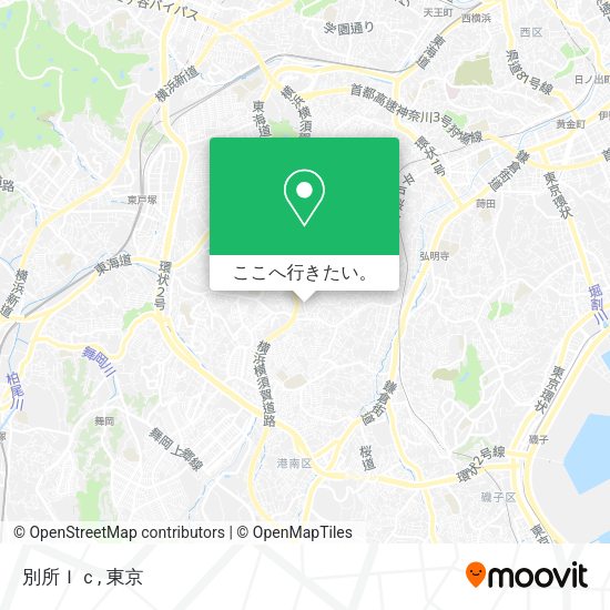 別所Ｉｃ地図