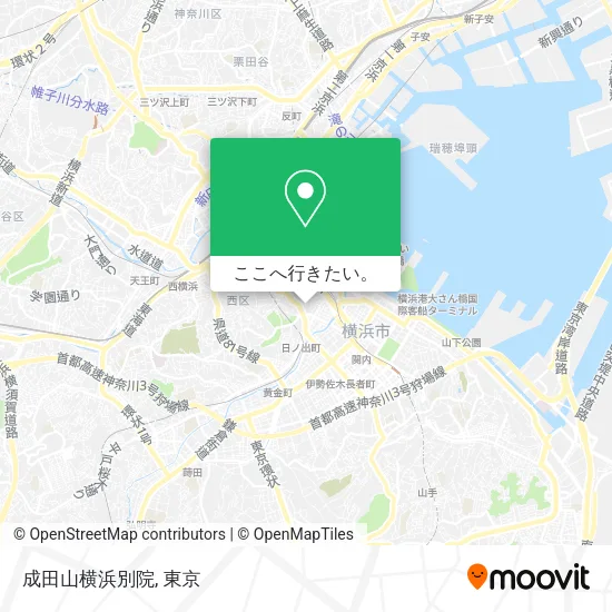 成田山横浜別院地図