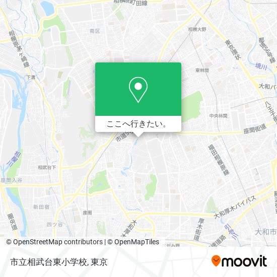 市立相武台東小学校地図