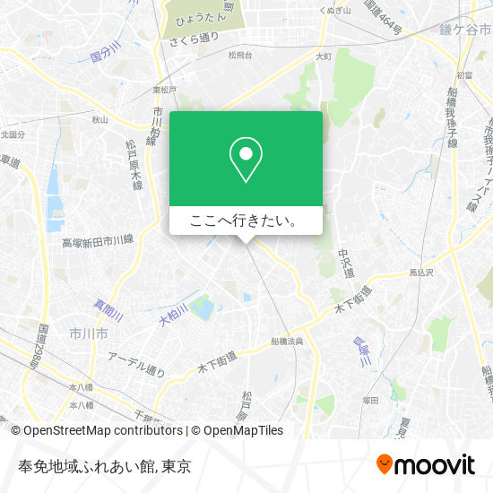 奉免地域ふれあい館地図