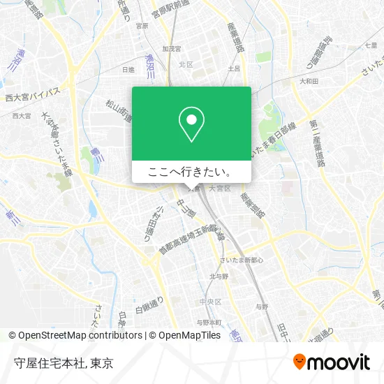 守屋住宅本社地図