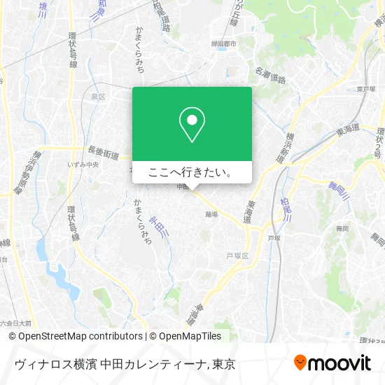 ヴィナロス横濱 中田カレンティーナ地図