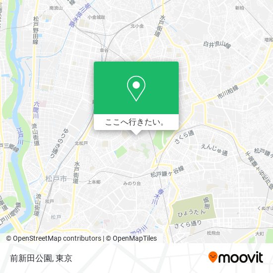 前新田公園地図