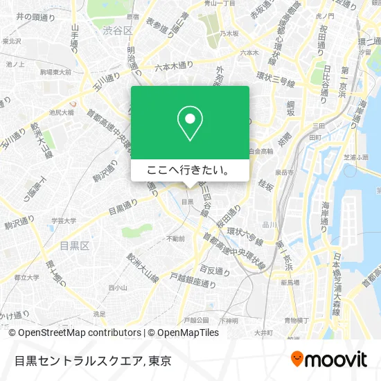 目黒セントラルスクエア地図