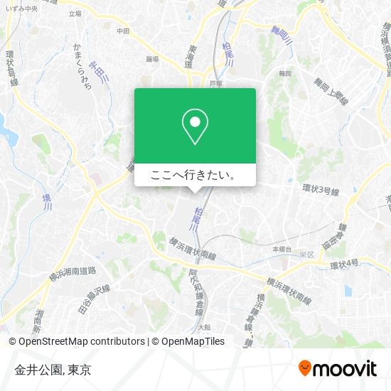 金井公園地図