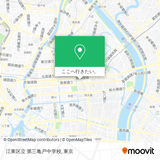 江東区立 第三亀戸中学校地図