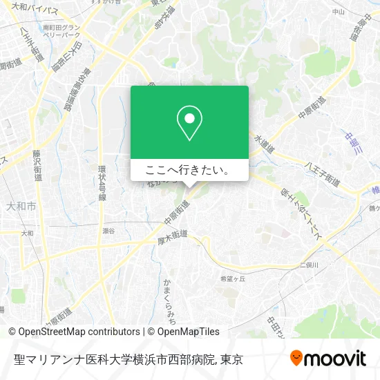 聖マリアンナ医科大学横浜市西部病院地図