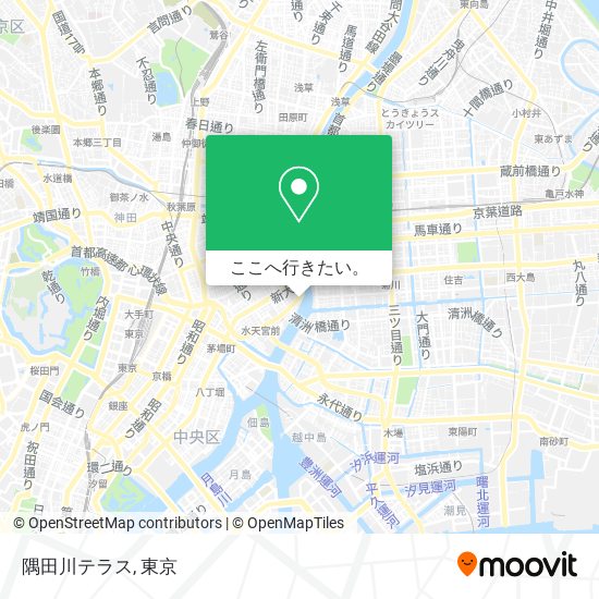 隅田川テラス地図