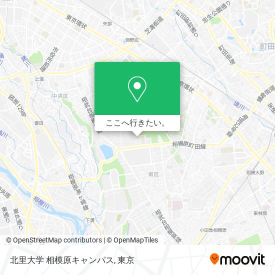 北里大学 相模原キャンパス地図