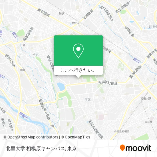 北里大学 相模原キャンパス地図