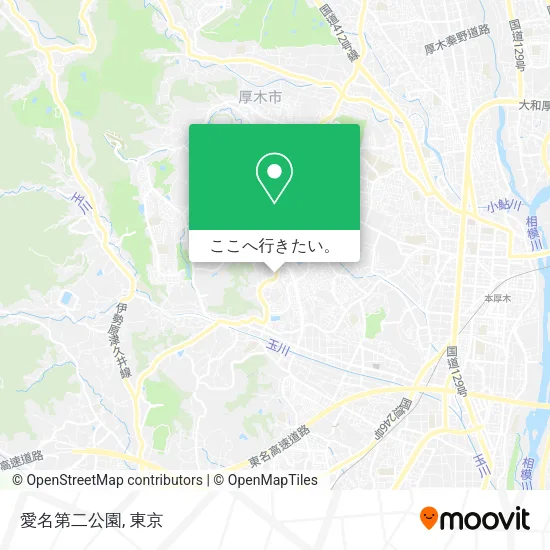 愛名第二公園地図
