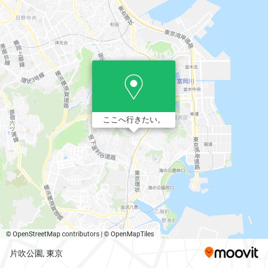 片吹公園地図