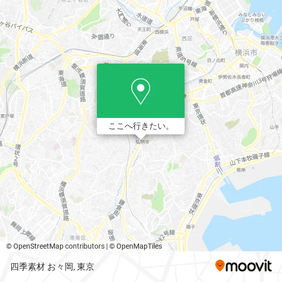 四季素材 お々岡地図