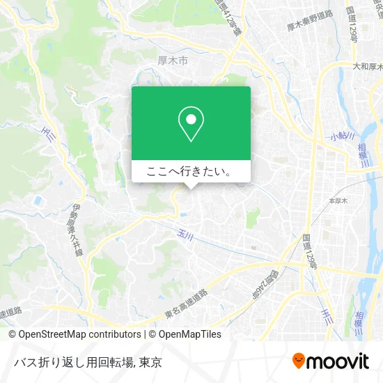 バス折り返し用回転場地図