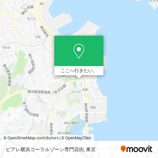 ビアレ横浜コーラルゾーン専門店街地図